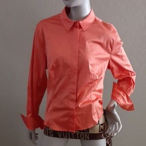 Escada cross back blouse